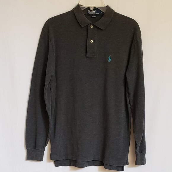 Polo Ralph Lauren Gray Mens Cotton Knit Shirt.  Size Small - Picture 1 of 5